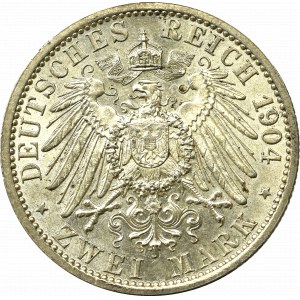 Niemcy, Hesja, 2 marki 1904