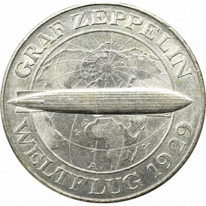 Germany, Weimar Republic, 5 mark A, Berlin, Graf Zeppelin