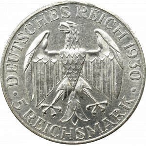 Germany, Weimar Republic, 5 mark A, Berlin, Graf Zeppelin