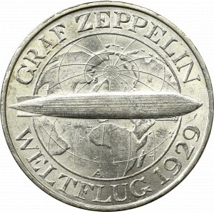 Niemcy, Republika Weimarska, 3 marki 1930 A, Berlin, Graf Zeppelin