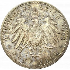 Germany, Baden, 5 mark 1902