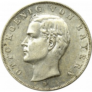 Germany, Bayern, 3 mark 1912