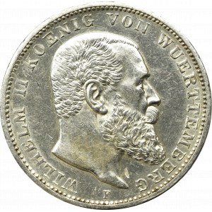 Germany, Wuertemberg, 3 mark 1914