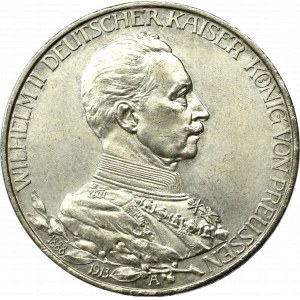 Germany, Preussen, 3 mark 1913 - 25 years of Wilhelm II reign