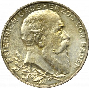 Niemcy, Badenia, 2 marki 1902