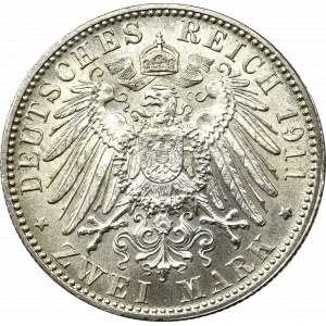 Germany, Bayern, 2 mark 1911 - 90th anniversary of the prince regent