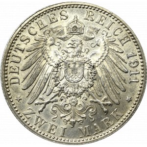 Germany, Bayern, 2 mark 1911 - 90th anniversary of the prince regent