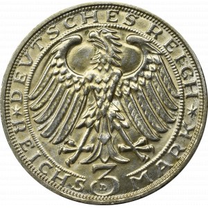 Niemcy, Republika Weimarska, 3 marki 1928 Dürer