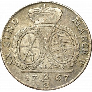 Saksonia, Fryderyk August, 2/3 talara 1767