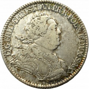 Saksonia, Fryderyk Krystian, 2/3 Talara 1763 Drezno