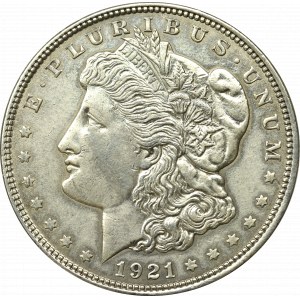 USA, 1 dollar 1921 Morgan dollar