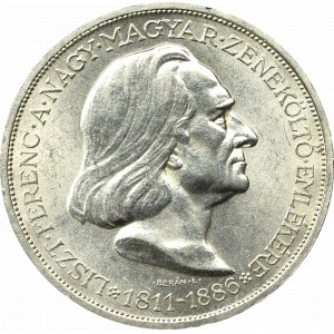 Hungary, 2 pengo 1936 Liszt Ferenc