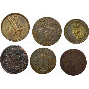 Niemcy, Zestaw monet miedzianych