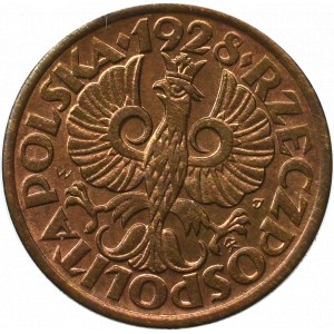 II Republic of Poland, 1 groschen 1928