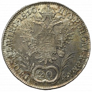 Austria, Franz I, 20 kreuzer 1810