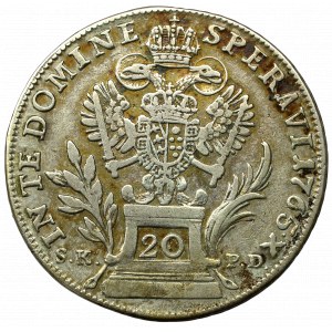 Austria, 20 kreuzer 1765