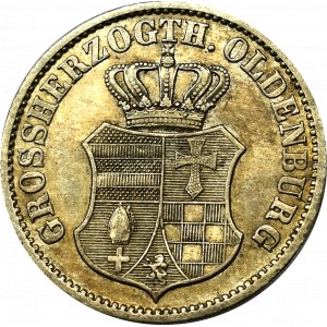 Niemcy, Oldenburg, 2-1/2 grosza 1858
