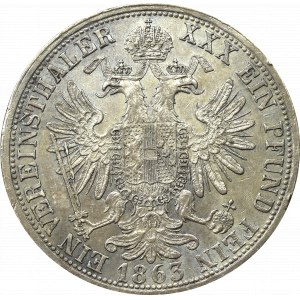 Austria, Franciszek Józef I, Talar 1863 E