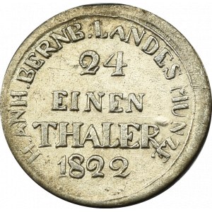 Germany, Anhalt-Bernburg, 1/24 thaler 1822