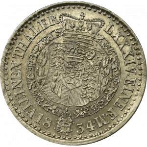 Germany, Hannover, 1/6 thaler 1834