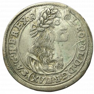Węgry, Leopold I, 15 krajcarów 1677 KB