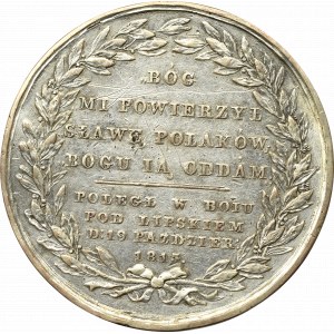 Polen, Medaille auf Joseph Poniatowski zum Gedenken an seinen Tod im Jahr 1813