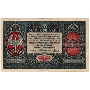 General Government, 100 Polish marks 1916, Jenerał