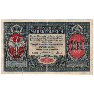 Generalgouvernement, 100 polnische Mark 1916, Jenerał