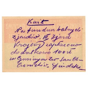 PRL, 10 złotych 1948 - pokwitowanie na dodatkową wpłatę