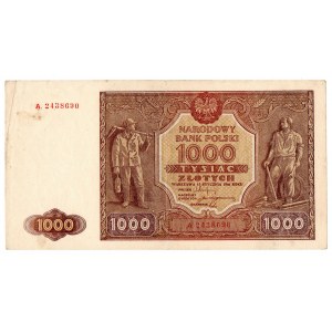 PRL, 1000 złotych 1946 A