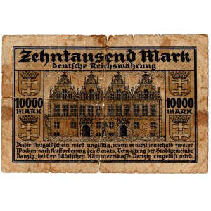 10.000 marek 1923 Gdańsk - rzadki