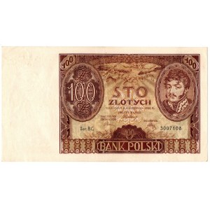 II Rzeczpospolita, 100 złotych 1934 BC. - zestaw dwóch egzemplarzy kolejne numery