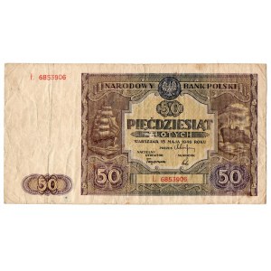 PRL, 50 złotych 1946 Ł