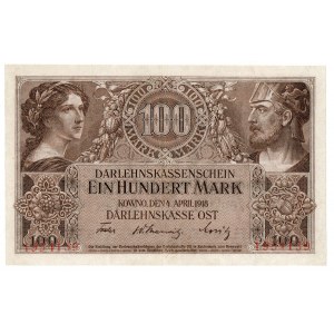 Ober Ost, 100 marek Kowno 1918