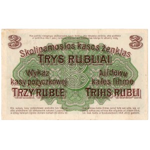 Ober-Ost, 3 ruble 1916, Poznań