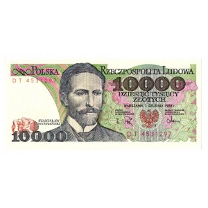 PRL, 10 000 złotych 1988 DT