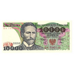 PRL, 10 000 złotych 1988 DA