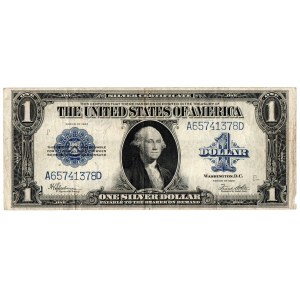 USA, 1 dolar 1923, niebieska pieczęć