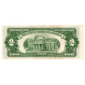 USA, 2 dolary 1928, czerwona pieczęć