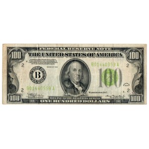 USA, 100 dolarów 1934