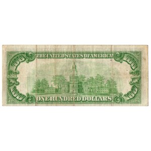 USA, 100 dolarów 1934