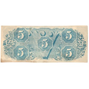 USA, 5 dolarów 1863 Confederate States of America