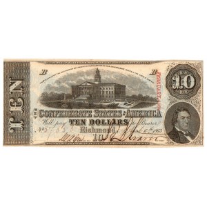 USA, 10 dolarów 1863 Confederate States of America