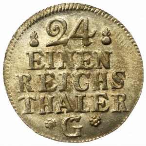 Germany, Preussen, 1/24 thaler 1754 G