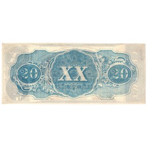USA, 20 dolarów 1863 Confederate States of America