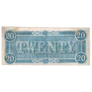 USA, 20 dolarów 1864 Confederate States of America