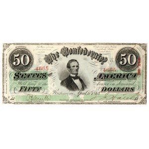 USA, 50 dolarów 1863 Confederate States of America