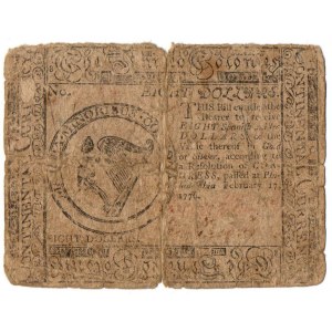 USA, 8 dolarów 1776
