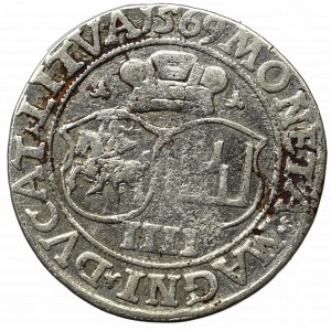 Sigismund II August, 4 groschen 1569, Vilnius, L/LITVA