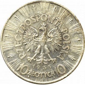 II Rzeczpospolita, 10 złotych 1935 Piłsudski